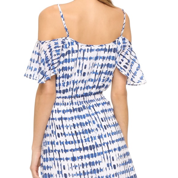 Printed Cold Shoulder Dress - Picture 11 of 12